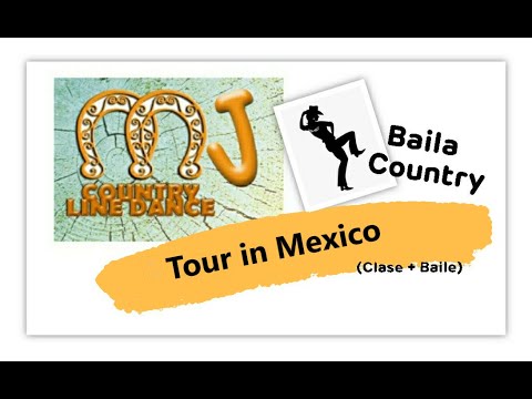 Cómo bailar country TOUR EN MÉXICO (lección + baile)